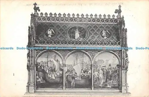 R380646 Brügge Musee de lHopital St Jean Hans Memlinc La chasse de Ste Ursule Fa