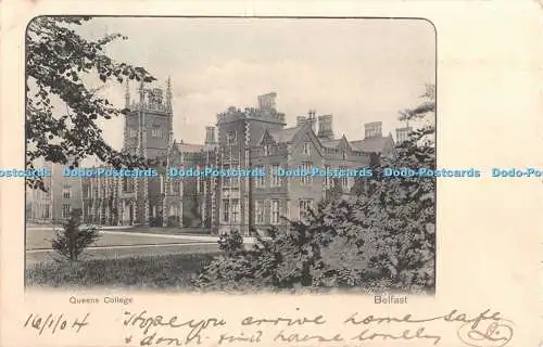 R382442 Belfast Queens College Stewart and Woolf Serie 169 1904