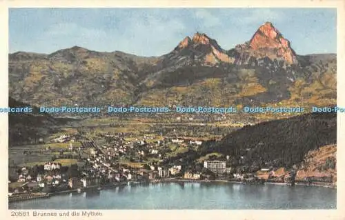 R377703 Brunnen und die Mythen Kilchberg Wehrli