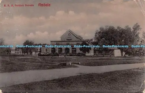 R382571 R H A Soldatenkaserne Ambala 6367 Hernam Dass