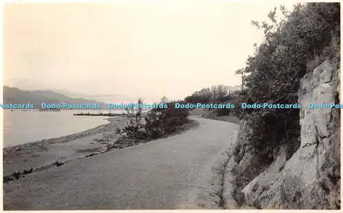 R380807 Unbekannter Ort Berge Klippen Straße alte Fotopostkarte