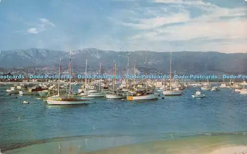 R377789 California Santa Barbara Yacht Harbor Mission Nachrichtenagentur Naturfarbe