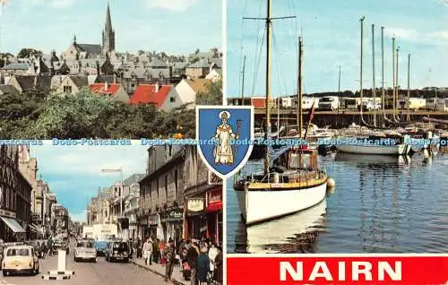 R377900 Nairn The Harbour Town Centre E T W Dennis Photocolour Multi View 1982