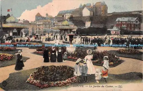 R381016 Dieppe Le Jardin du Casino LL Levy Fils