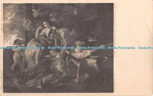 R382849 National Gallery Official Series No 186 Poussin N The Nursing of Bacchus