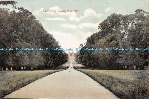 R382866 The Long Walk Windsor W H Smith Royal Series 1906