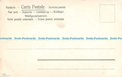 R378097 Rehe auf der Flucht vor umfallenden Bäumen PVK Z 7471 Carte Postale