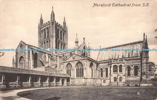 R381147 Hereford Cathedral aus der Serie S E Valentines