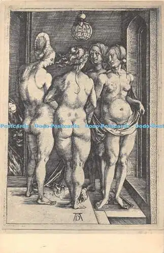 R378183 M Die vier nackten Frauen J K Albrecht Dürer Serie No 330