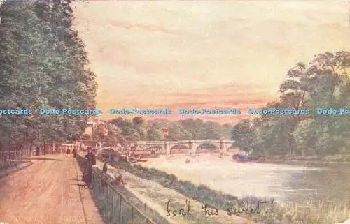 R383023 Richmond Bridge The Thames Valley Printing Company 1905