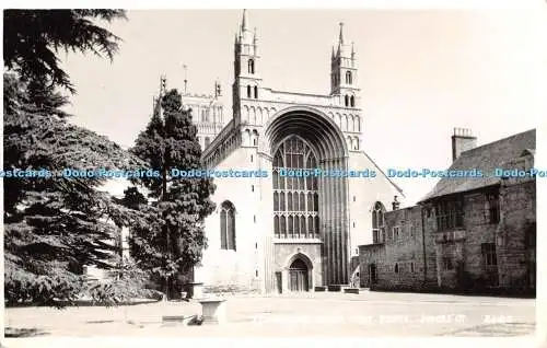 R381264 Tewkesbury Abbey West Front Judges 26123 1962