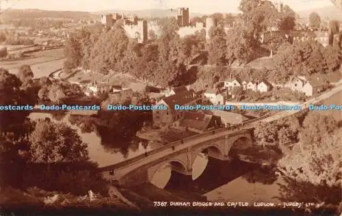 R381269 7567 Dinham Bridge and Castle Ludlow Judges