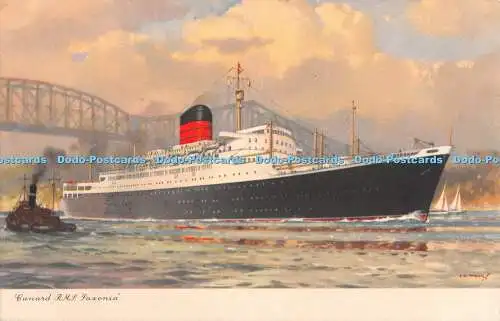 R383055 Cunard R M S Saxonia B 723