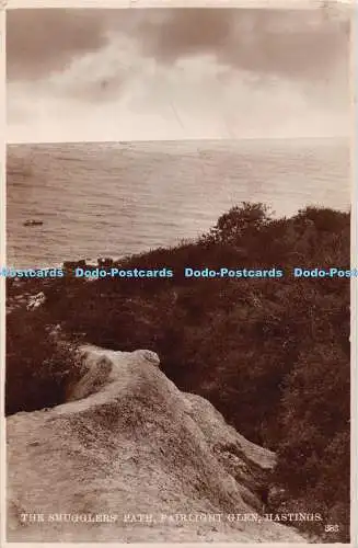 R383220 The Smugglers Path Fairlight Glen Hastings 383 RP 1927