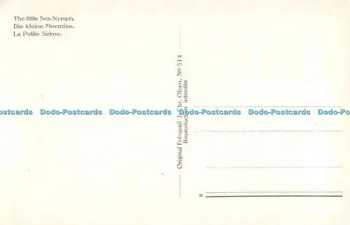 R383306 Kobenhavn Den lille Havfrue No 514 Die kleine Meeresnymphe Die kleine Herren