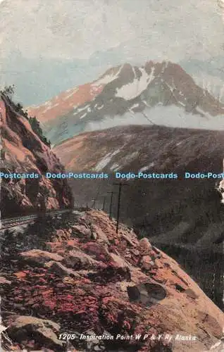 R383403 1205 Inspiration Point W P and Y Ry Alaska 1908 Lowman and Hanford Compa
