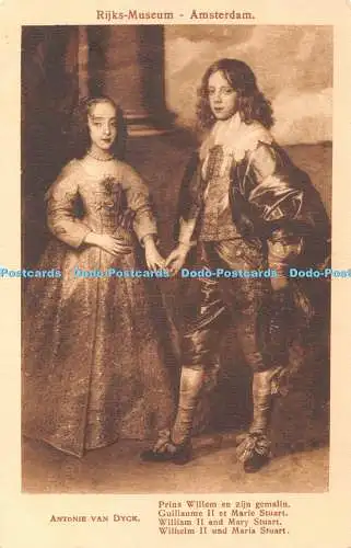 R383456 Rijks Museum Amsterdam Antonie Van Dyck Prins Willem en zijn gemalin Abr