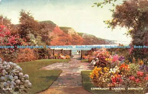 R381804 Sidmouth Connaught Gardens Valentinstag Postkarte