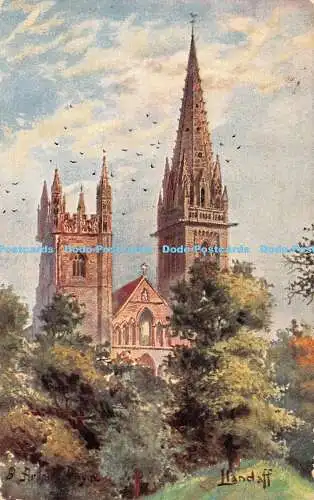 R383579 Llandaff English Cathedrals Tuck Oilette Series III 6498