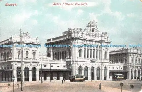 R381843 Genova Nuova Stazione Orientale Postkarte