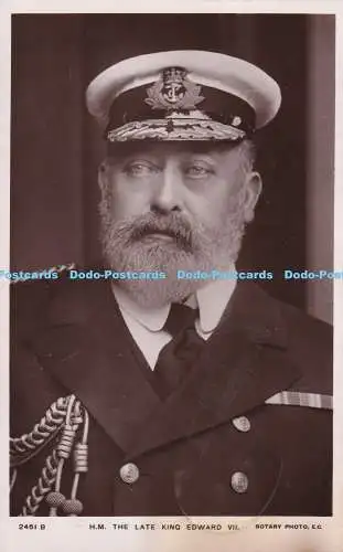 R383627 H M The Late King Edward VII Rotary Photographic Series