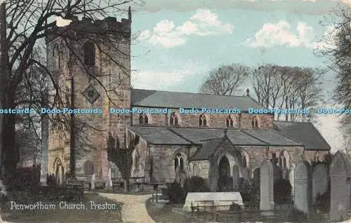 R381852 Preston Penwortham Kirche christliche Romane, die diese schöne Serie veröffentlichen