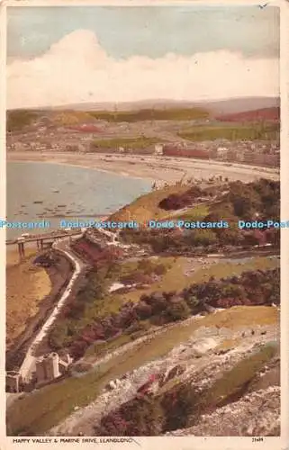 R383636 Llandudno Happy Valley and Marine Drive 1948