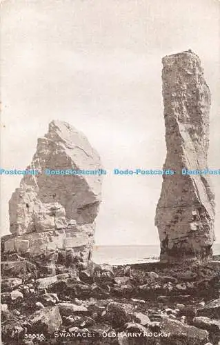 R383712 Swanage Old Harry Rocks The Photochrom Sepiatone Series