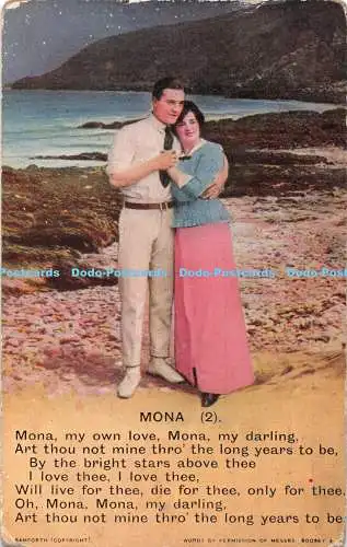 R383835 Mona Mona My Own Love Mona My Darling Bamforth Serie Nr 4851 2 Messrs