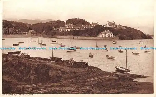 R382059 The Harbour Borthy Gest Postkarte