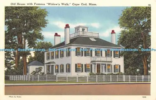 R382063 Cape Cod Mass altes Haus mit berühmter Witwe Spaziergang Tichnor Qualität Nachrichten Hick