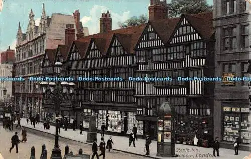 R382068 London Staple Inn Holborn E Gordon Smith Verlag 1909