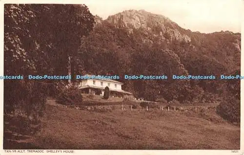 R382071 Tan Yr Allt Tremadoc Shelley House Postkarte