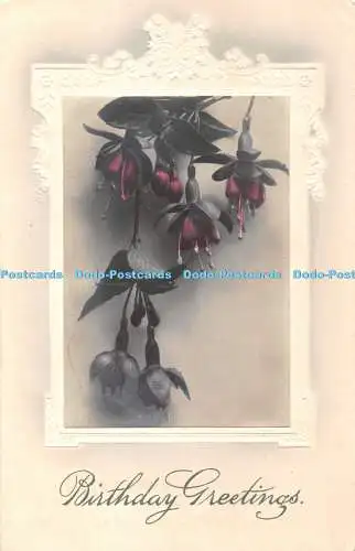 R383897 Geburtstagsgrüße Blumen E A Schwerdtfeger
