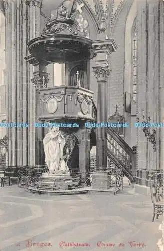 R383912 Brügge Kathedrale Chaire De Verite Klischee F Walschaerts