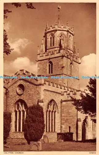 R383948 Colyton Church Photochrom Graphic Studios