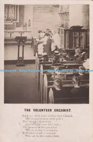 R384290 Der Freiwillige Organist Bamforth Postkarte 1904