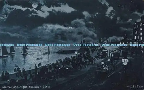 R384430 Ankunft eines Nachtdampfers I O M Delittle Fenwick der D F Serie