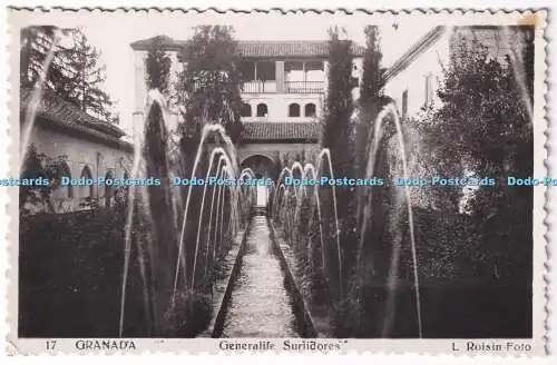 R384544 Granada 17 Generalife Surtidores L Kolophonium