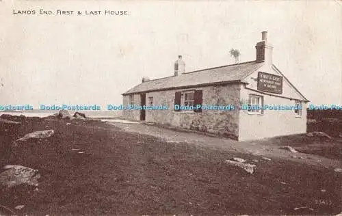 R386510 Lands End First and Last House 53425 Exclusive Sepiatone Series Photochr