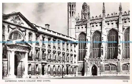 R386518 Cambridge Kings College And Chapel V 5112 Photochrom Co