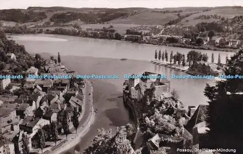 R384717 Passau Dreiflussse Mundung Ingeborg Meyer Bestell Nr 247 1956