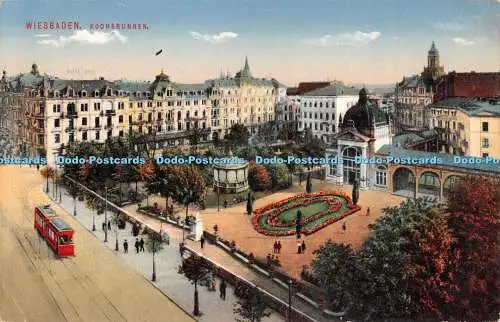 R386760 Wiesbaden Kochbrunnen Heliocolorkarte von Ottomar Zieher