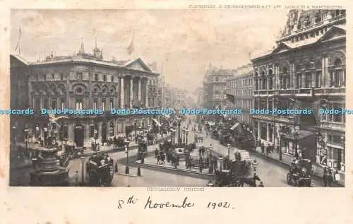 R386797 Piccadilly Circus Postkarte 1902