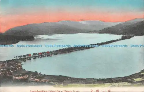 R386800 Amanohashidate Inland Sea of Tango Japan Postkarte