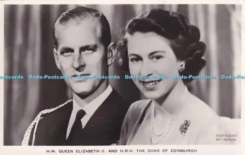 R384912 H M Queen Elizabeth II And H R H The Duke Of Edinburgh Photograph By Baro