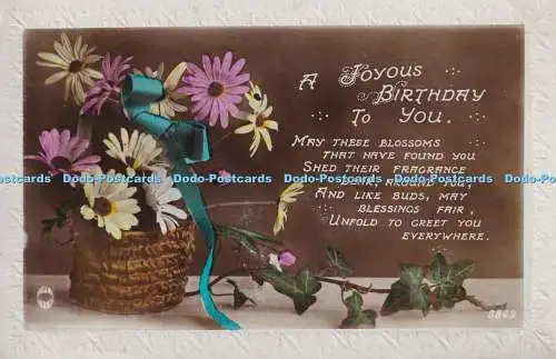 R384946 A Joyous Birthday To You Regent Serie 3849 The Regent Publishing Co RP