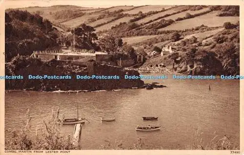R386957 Combe Martin von Lester Point 77490 Photochrom Co 1943