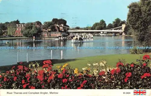 R386958 River Thames and Compleat Anger Marlow M 0404 E T W Dennis and Sons 1987