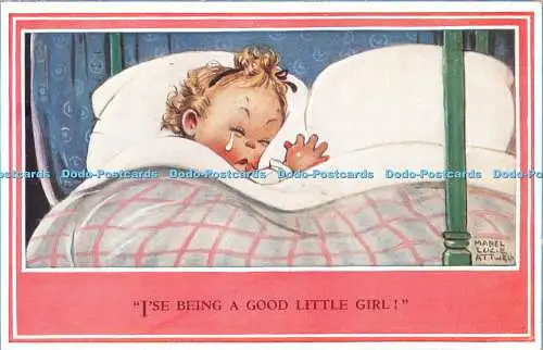 R386978 Ise Being A Good Little Girl All Original Attwell Postcards Mabel Lucie A